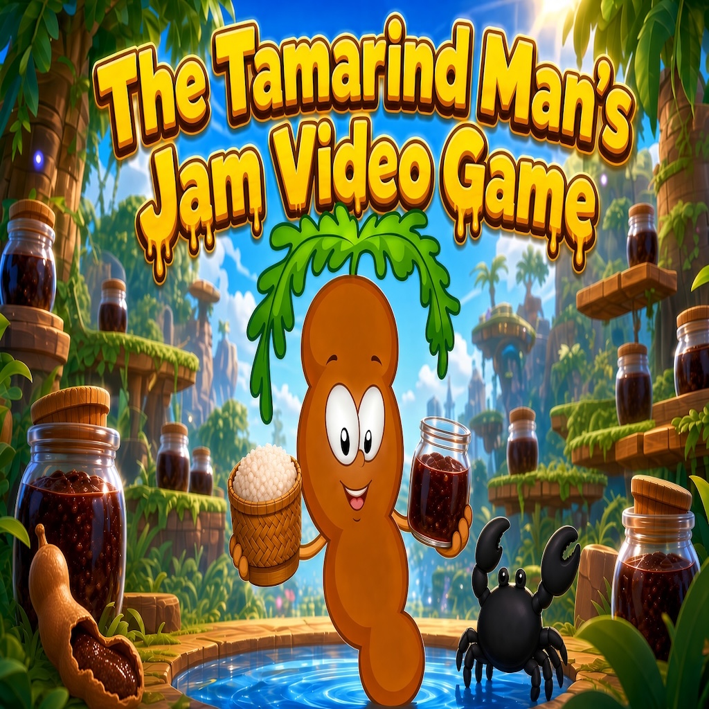 The Tamarind Man's Jam Video Game title screen