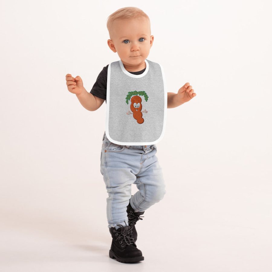 The Tamarind Man's Jam Tam Tam Embroidered Baby Bib
