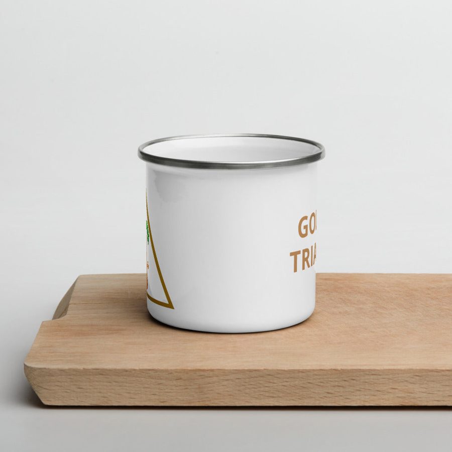 The Tamarind Man's Jam Golden Triangle Enamel Mug
