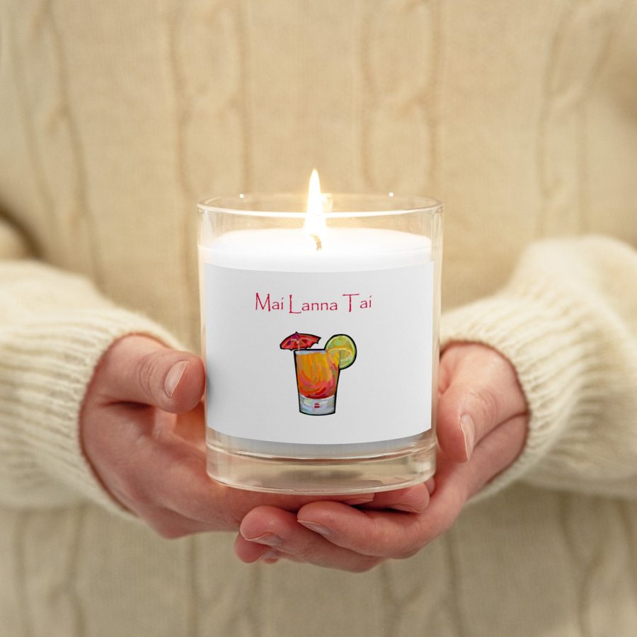 The Tamarind Man's Jam Mai Lanna Tai Glass Jar Candle