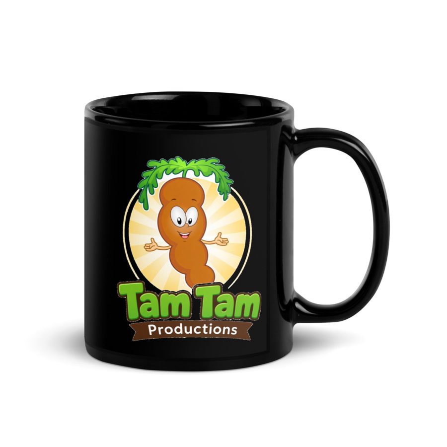 The Tamarind Man's Jam Tam Tam Productions Black Glossy Mug